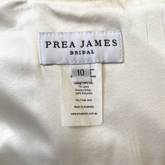 PREA JAMES BRIDAL Anja burnout organza bodice, 10. - Picture 11 of 16